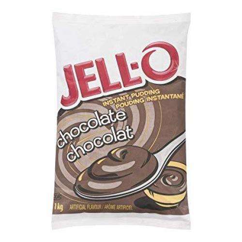 JELLO - Chocolate Instant Pudding - 1 Kg - Bulk Mart