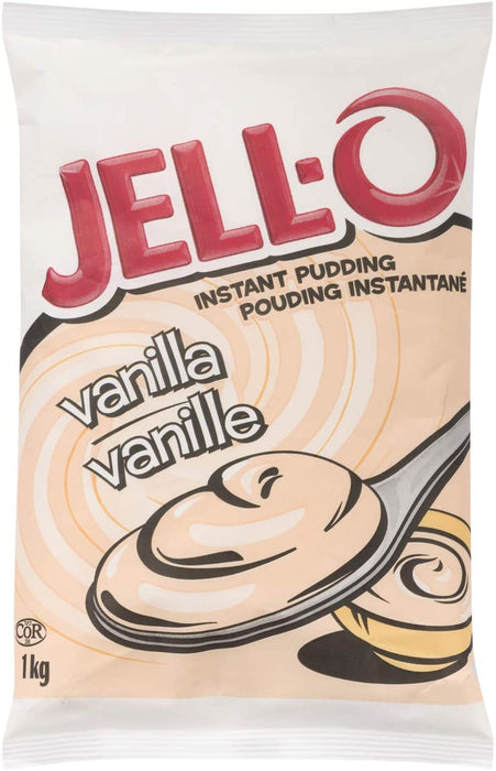 JELLO - Vanilla Instant Pudding - 1 Kg - Bulk Mart