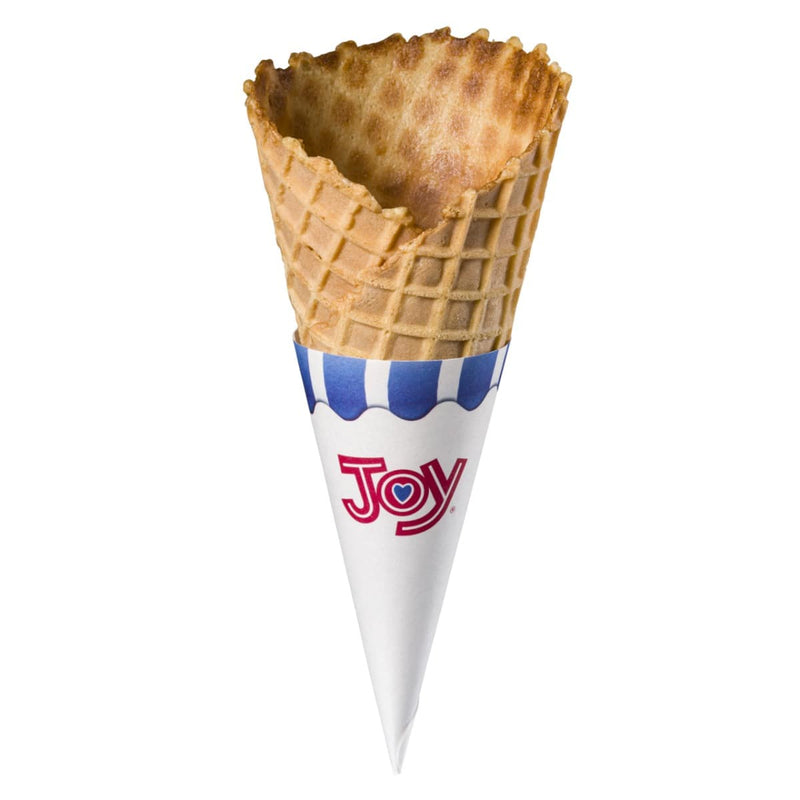 JOY - #7180 Jacketed Large Waffle Cones - 180/Case - Bulk Mart
