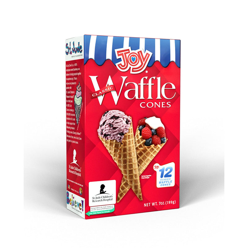 JOY - Classic Waffle Cones - 12/Pack - Bulk Mart