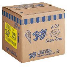 JOY - Gluten Free Sugar Cones - 8 x 12/Case - Bulk Mart