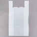 Jumbo White - High Density T-Shirt Shopping Bags 16"x 8"x 28"- 500/Case - Bulk Mart