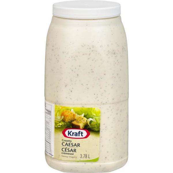 Creamy Caesar Dressing 3.78L Kraft Salad Dressings On Sale — Bulk Mart