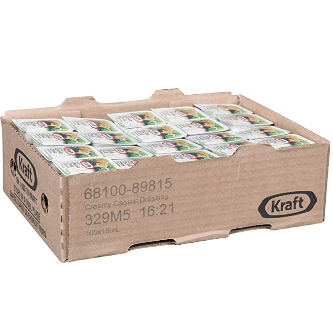 Kraft Heinz - Creamy Caesar Dressing - 200 x 18 ml - Bulk Mart