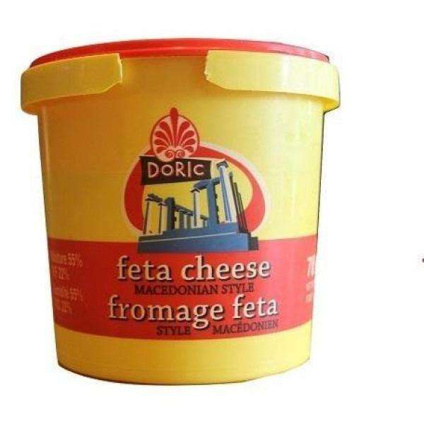 Doric Macedonian Style Feta Cheese 3kg Krinos Bulk Feta Cheese — Bulk Mart