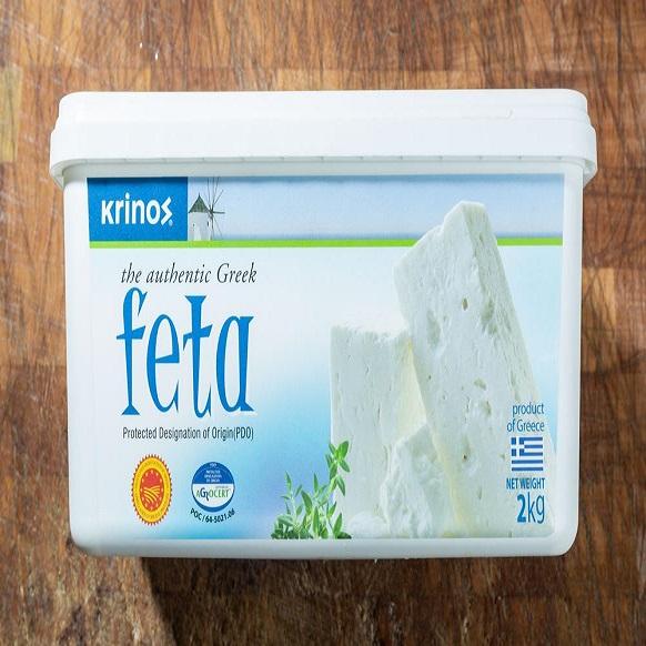 Krinos - Greek Feta Cheese - 2 Kg - Bulk Mart