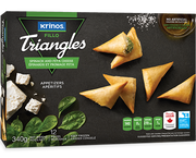 Krinos - Spanakopita Fillo Triangles Spinach & Feta Cheese - 340 g - Bulk Mart