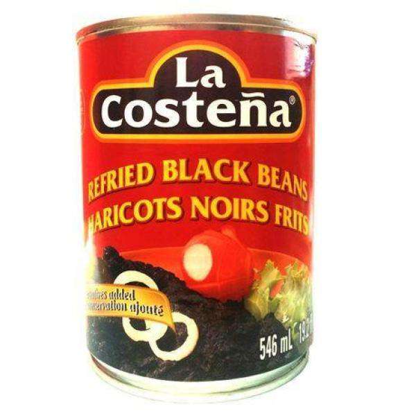 La Costena - Refried Black Beans - 546 ml - Bulk Mart