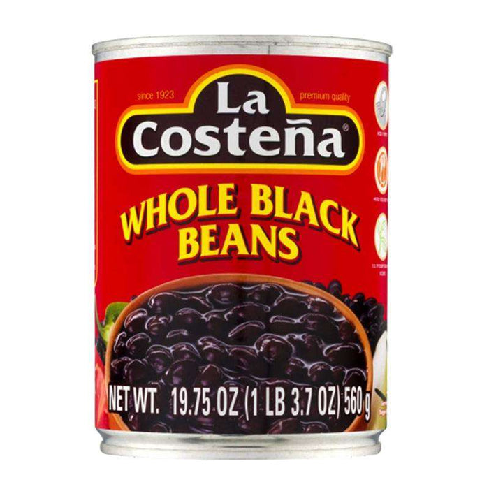 La Costena - Whole Black Beans - 528 ml - Bulk Mart