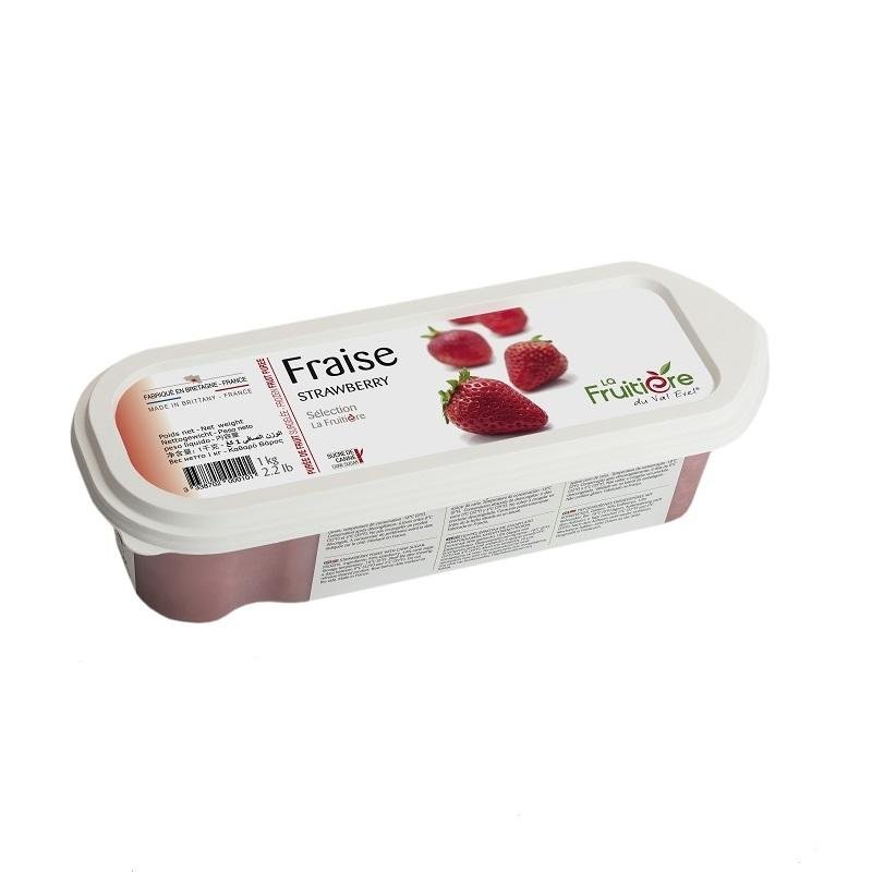 La Fruitiere Frozen Strawberry Puree 1 Kg Bulk Mart