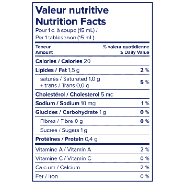 Lactantia - Lactose Free 10% Half & Half Cream - 1 L - Bulk Mart