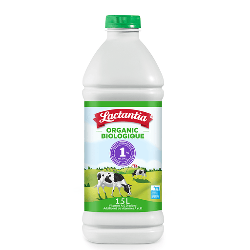 Lactantia - Organic Milk 1% - 1.5 L - Bulk Mart