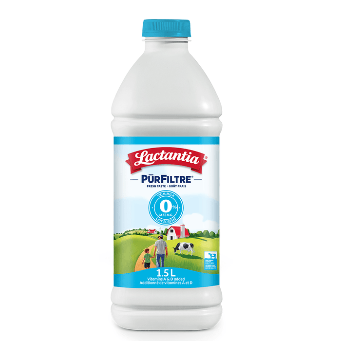 Lactantia - PurFilter 0% Skim Milk - 1.5 L - Bulk Mart
