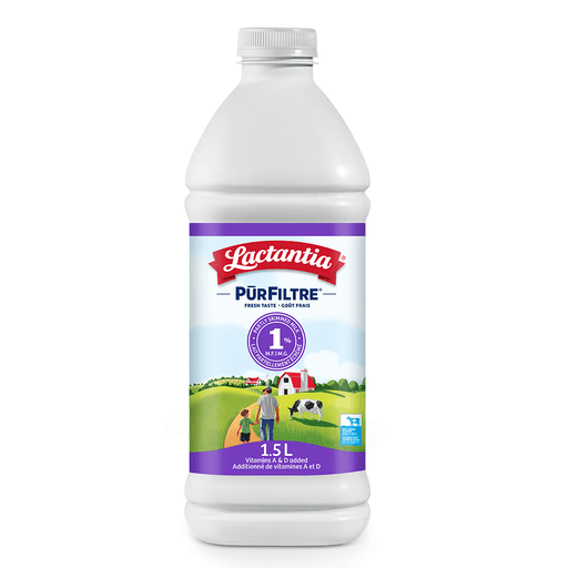 Lactantia - PurFiltre 1% Milk - 1.5 L - Bulk Mart