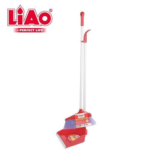 Liao - 10" Angel Lobby Broom and Dust Pan Set - 1 Set - Bulk Mart