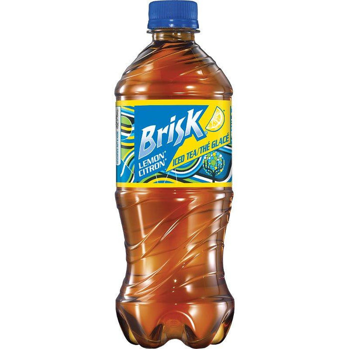 Lipton - Brisk Iced Tea Lemon - 24 x 591 ml - Bulk Mart