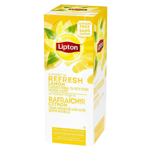 Lipton - Lemon Herbal Tea Bags - 28 / Pack - Bulk Mart