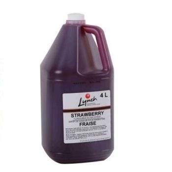 Lynch - Strawberry Slush Syrup - 2 x 4 L - Bulk Mart