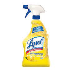 Lysol - All Purpose Cleaner Lemon Scent - 12 x 650 ml - Bulk Mart