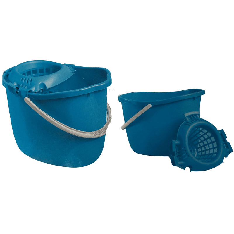 M2 Professionals - 15 L Pail With Cone Wringer Blue - Each - Bulk Mart