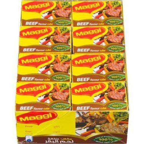 Maggi - Beef Flavoured Bouillon - 24 x 21 g - Bulk Mart