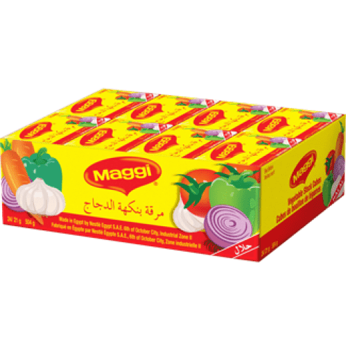 Maggi - Vegetable Bouillon Cubes - 24 x 21 g - Bulk Mart