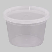 Maple Leaf - H2816 - 16 Oz Clear Microwavable Deli Container - 500/Case - Bulk Mart