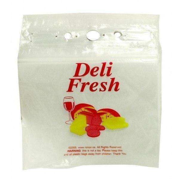 MC - 10"x 8" HDPE Deli Bags Printed and Wicketed - 2000/Case - Bulk Mart
