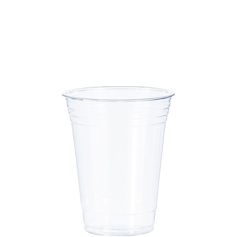 MC - 16 Oz Ultra Clear PET Plastic Cold Cup - 50 Pack - Bulk Mart