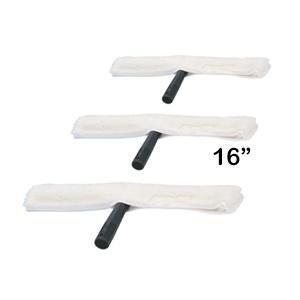 MC - 16" Window Washer With Plastic Handle Combo - 1 Set - Bulk Mart