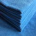 MC - 16"x 16" Microfiber Cloth Blue - 25 / Pack - Bulk Mart