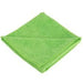 MC - 16"x 16" Microfiber Cloth Green - 25 / Pack - Bulk Mart