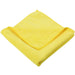 MC - 16"x 16" Microfiber Cloth Yellow - 25 / Pack - Bulk Mart