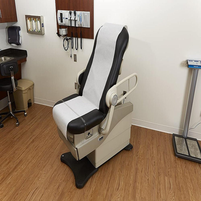 MC - 18" x 125' Medical Exam Table Paper Roll Crepe - 12 Rolls / Case - Bulk Mart