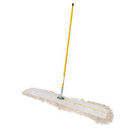 MC - 48" Dust Mop Cotton With Handle - 1 Set - Bulk Mart