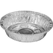 MC - 7" Round Heavy Aluminum Foil Takeout Container - 500/Case - Bulk Mart