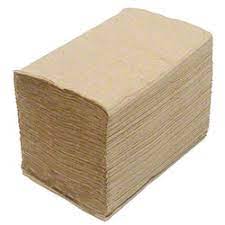 Kraft 1 Ply Interfold Dispenser Napkins Qty 6000 Brown 8.5x6.5 Napkin ...