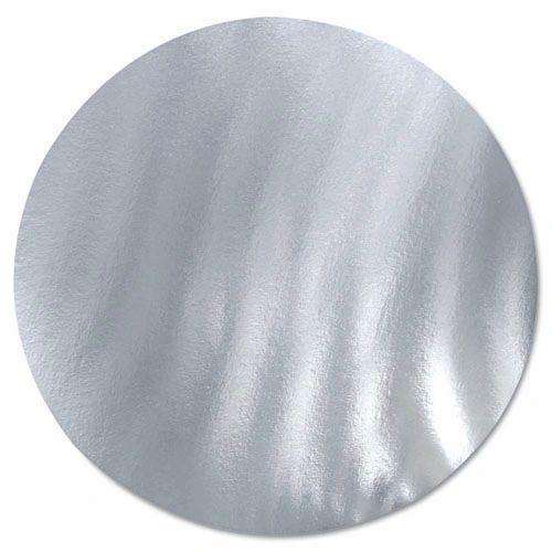 MC - Foil Laminated Board Lid For 8" Round Aluminum Containers - 500Case - Bulk Mart