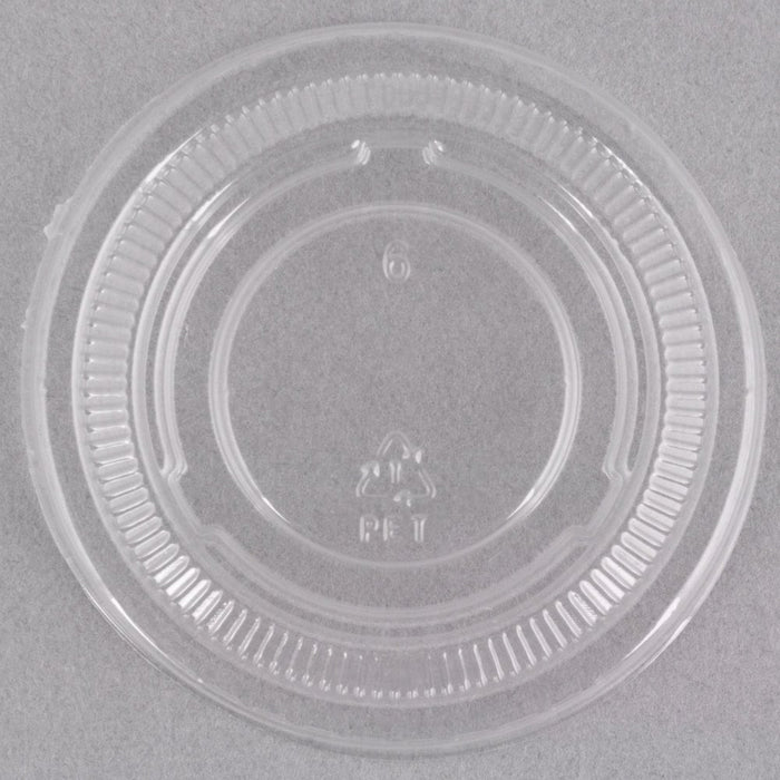 MC - Lids For 2 Oz Plastic Portion Cup Clear - 2000 / Case - Bulk Mart