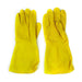 MC - Medium Cleaning Gloves Yellow Q-Grip - 12 Pairs - Bulk Mart
