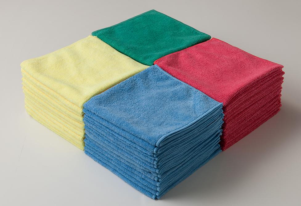 MC - Microfiber Cloth 4 Colors 30 x 30 cm - 60/Case - Bulk Mart