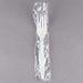MC - Plastic Fork White Regular Weight Individually Wrapped - 1000/Case - Bulk Mart