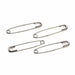 MC - Safety Pins #2 Silver 1.5" - 1440 / Box - Bulk Mart