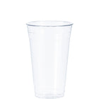 DURA - 24 Oz Clear Plastic Cold Cups PET, 98mm Rim - 600/Case