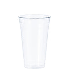 DURA - 24 Oz Clear Plastic Cold Cups PET, 98mm Rim - 50/Pack