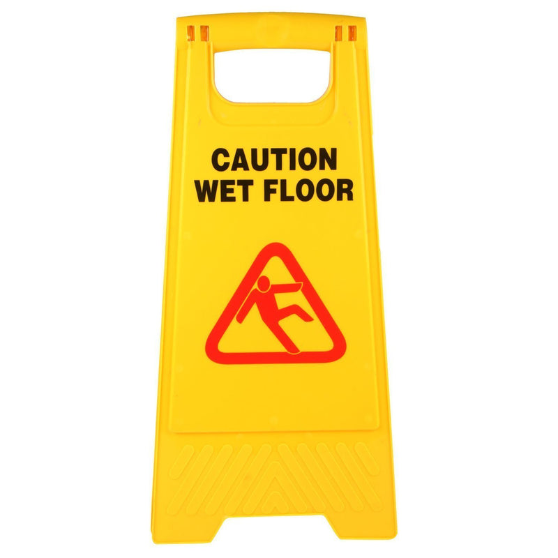 MC - Wet Floor Sign 67 x 30cm Strong - Each - Bulk Mart