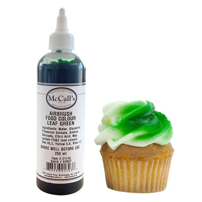 Airbrush Leaf Green Food Color 250ml, Green Food Coloring In Stock