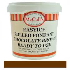 Mccall's - Fondant Chocolate Brown Easy Roll - 1 Kg - Bulk Mart