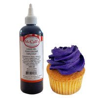 Mccall's - Purple Violet Liquid gel Food Color - 250 ml - Bulk Mart