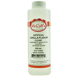 Mccall's - Vanilla Flavor Clear - 250 ml - Bulk Mart